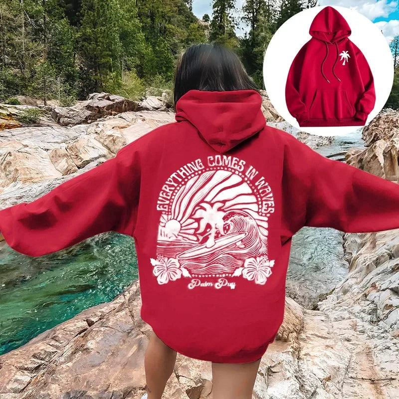 Everything Comes in Waves Hoodie 