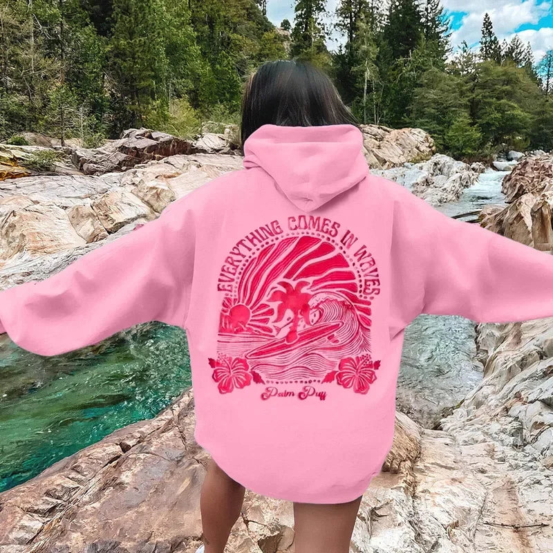 Everything Comes in Waves Hoodie 